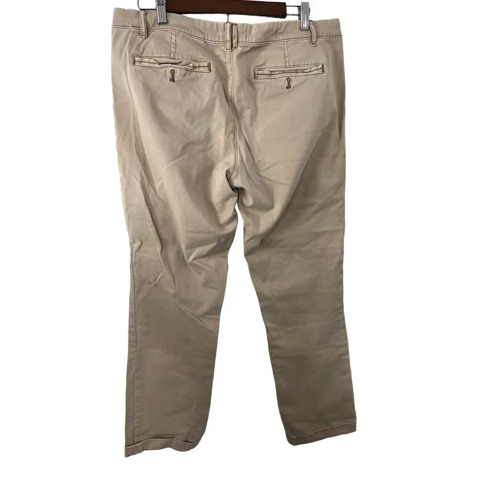 Anthropology Pilcro and the‎ Letterpress Hyphen Chino Pants Khakis Yellow 34x29